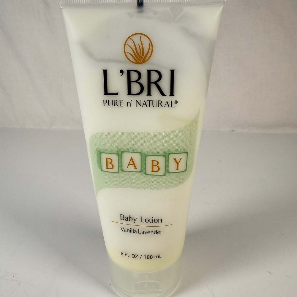 L’BRI Pure n’ Natural Baby Lotion - Vanilla Lavender - Cream 6 oz NEW
